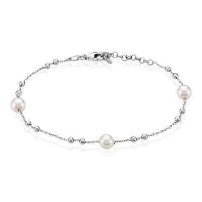 Stroili Bracciale Argento 3 Perle Silver Pearls
