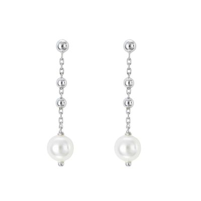 Stroili Orecchini Argento Con Perla Silver Pearls