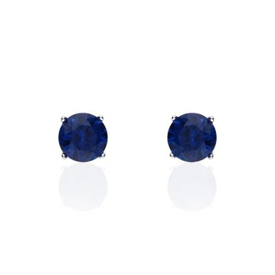 Stroili Orecchini Lobo Argento Cristallo Blu Silver Raimbow