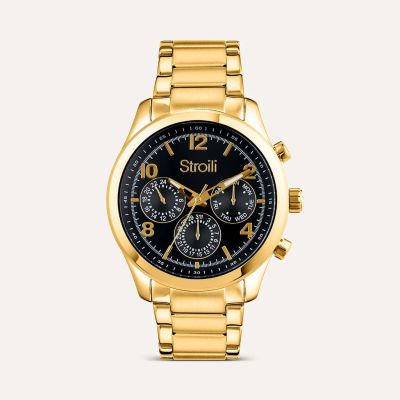 Stroili Orologio Multifunzione Acciaio Gold Montecarlo
