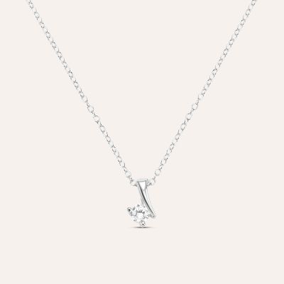 Stroili Collana Argento Zircone Bianco Silver Elegance