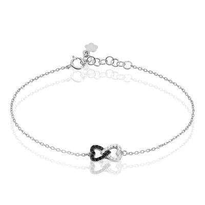 Stroili Bracciale Argento Cuori Infinito Silver Shine