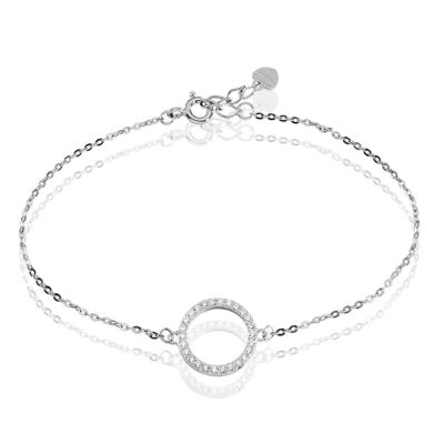Stroili Bracciale Argento Cerchio Zirconato Silver Shine