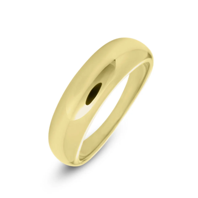 Stroili Anello Cupola Donna Acciaio Gold Liscio