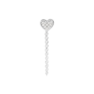 Stroili Mono Orecchino Argento Cuore Silver Moments