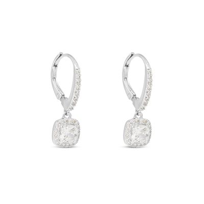 Stroili Orecchini Argento Zirconi Bianchi Silver Elegance