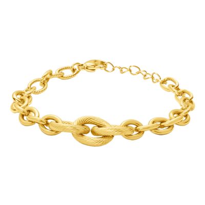 Stroili Bracciale Acciaio Dorato Lady Code
