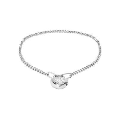 Stroili Bracciale Argento Cuore Lucchetto Silver Collection