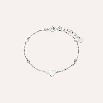 Stroili Bracciale Argento Con Cuore Silver Elegance