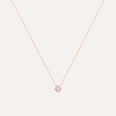 Stroili Collana Argento Rosè Cuore Rosa