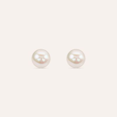 Stroili Orecchini Argento Perla 6 mm Silver Pearls