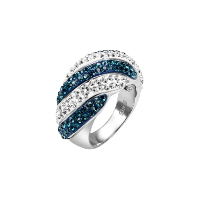 Stroili Anello Acciaio Cristalli Multicolor Lady Phantasya