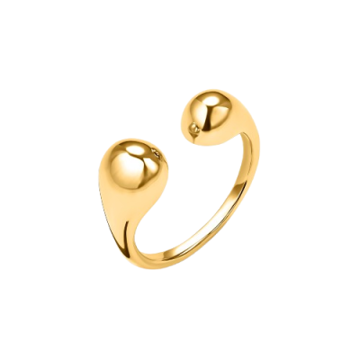 Stroili Anello Contrariè Acciaio Gold Lady Code