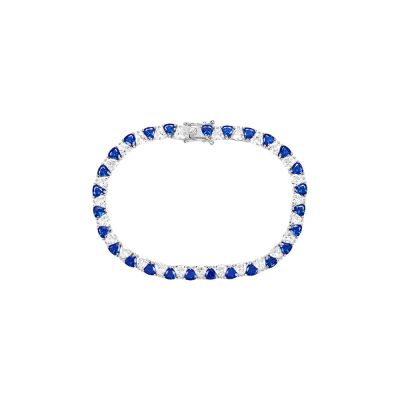 Stroili Tennis Argento Zirconi Bianchi e Blu Silver Elegance