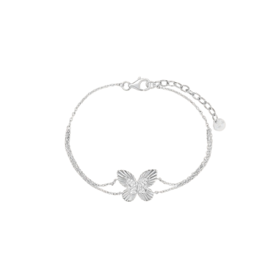 Stroili Bracciale Argento Farfalla e Zirconi Silver Moments