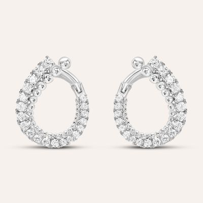 Stroili Orecchini Argento Goccia Zirconata