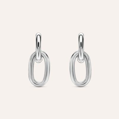 Stroili Orecchini Argento Pendenti Ovali