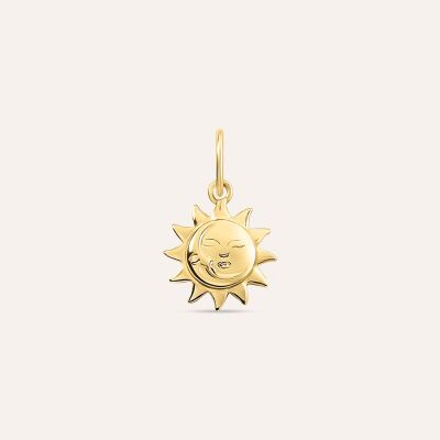 Stroili Pendente Sole Argento Gold Love Beats