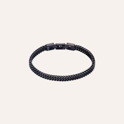 Stroili Bracciale Acciaio Ip Nero Man Code