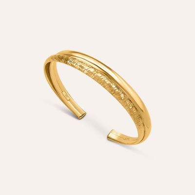 Stroili Bracciale Rigido Argento Gold Silver Collection