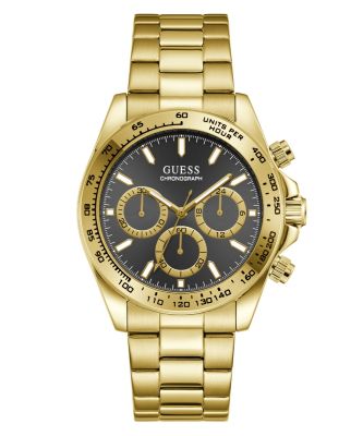 Guess Cronografo Acciaio Gold Quadrante Nero Arthur