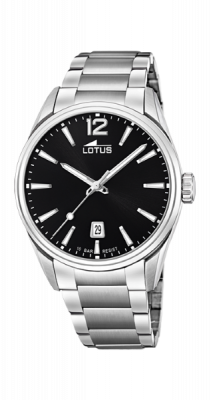 Lotus Orologio Uomo Solo Tempo Acciaio
