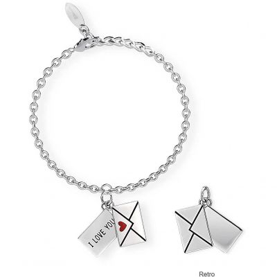 2 Jewels Bracciale Donna Acciaio Lettera Preppy