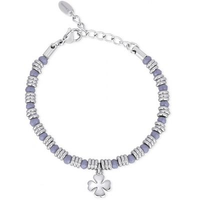 2 Jewels Bracciale Donna Acciaio Quadrifoglio Color Match