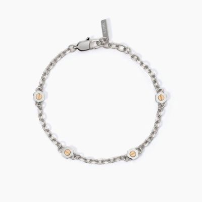 2 Jewels Bracciale Acciaio Elementi Pvd Rosè