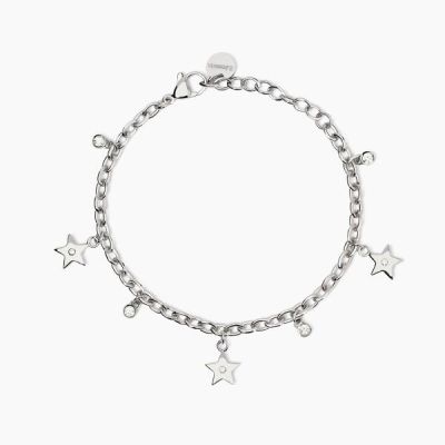 2 Jewels Bracciale Acciaio Stelle e Cristalli