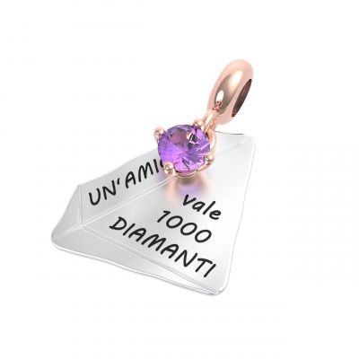 Rerum Charms Donna Argento Amicizia 25019
