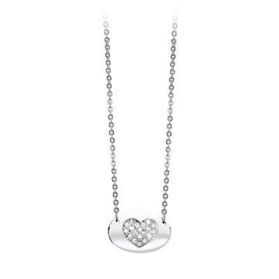 2 Jewels Collana Donna Acciaio Pendente Con Cuore Noblesse