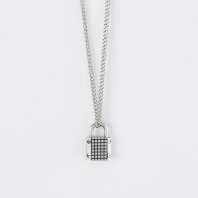 2 Jewels Collana Uomo Acciaio Lucchetto