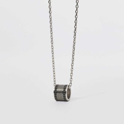 2 Jewels Collana Uomo Acciaio Pendente Ip Nero
