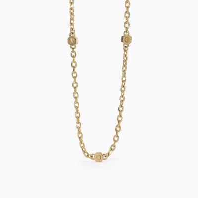 2 Jewels Collana Acciaio Gold Esagoni Pvd Gold