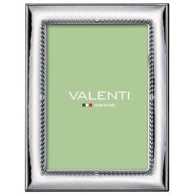 Valenti Cornice Laminato Argento e Legno 18X24