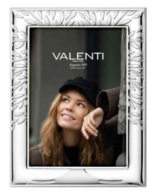 Valenti Cornice Laminato Argento e Legno 18X24