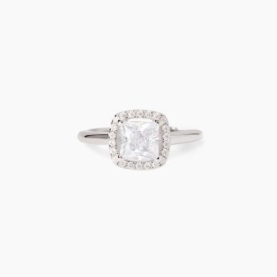 Mabina Anello Argento Zircone Bianco Cool or Rétro