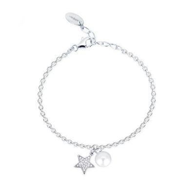 Mabina Bracciale Donna Argento Con Stella e Perla