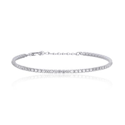 Mabina Bracciale Donna Argento Zirconi Bianchi