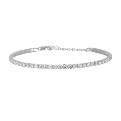 Mabina Bracciale Tennis Donna Zirconi Bianchi