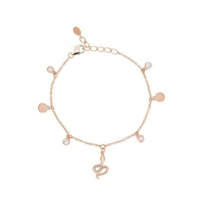 Mabina Bracciale Donna Argento Rosato Con Serpente
