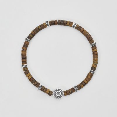 Mabina Bracciale Argento Occhio di Tigre e Timone