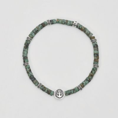 Mabina Bracciale Argento Turchese e Ancora