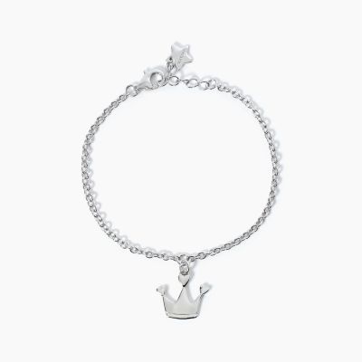 Mabina Bracciale Argento Pendente Corona