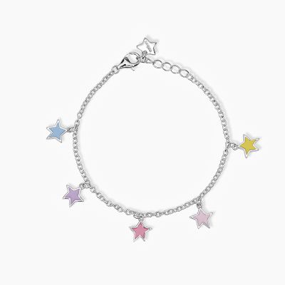 Mabina Bracciale Argento Stelle Smaltate