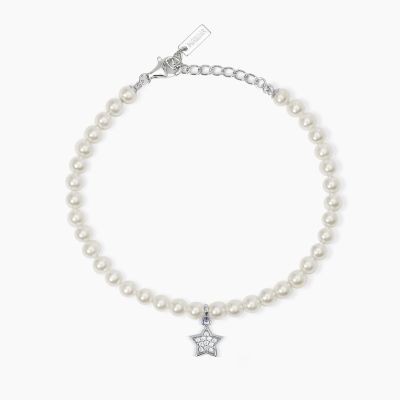 Mabina Bracciale Argento e Perle con Stella