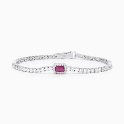 Mabina Tennis Argento Rubino Sintetico