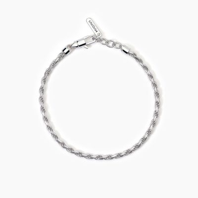 Mabina Bracciale Argento Catena Corda