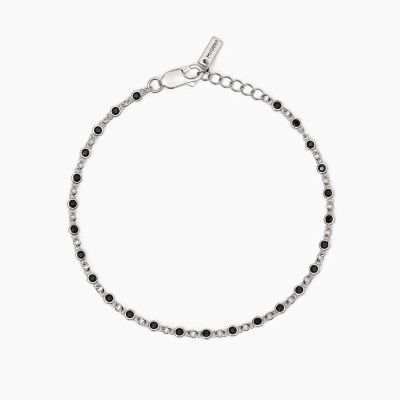 Mabina Bracciale Argento con Zirconi Neri